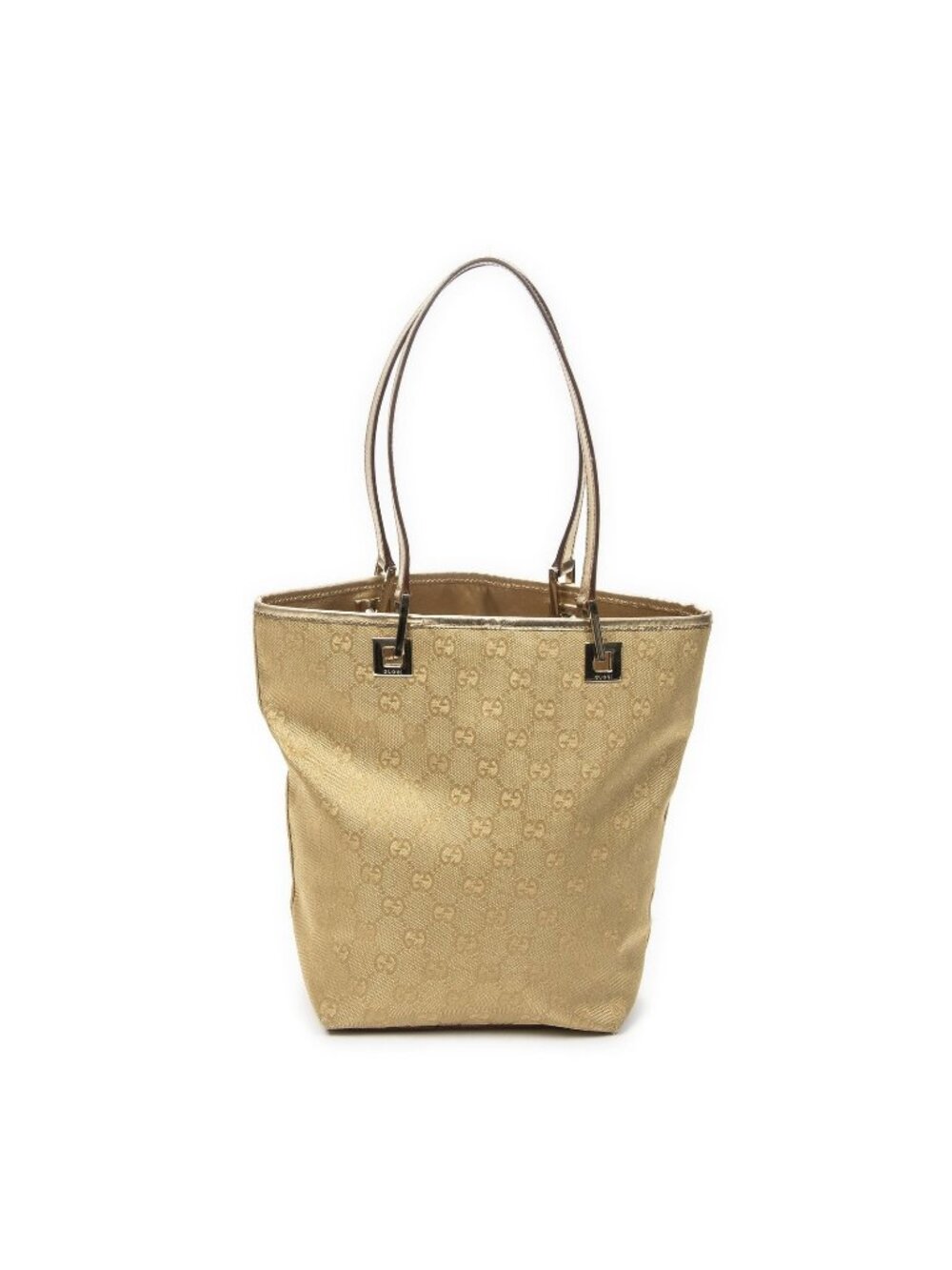 Gucci Small Bucket Tote Blanc GG Canvas